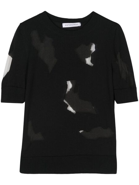  Viktor & Rolf Knitted Top - Black 