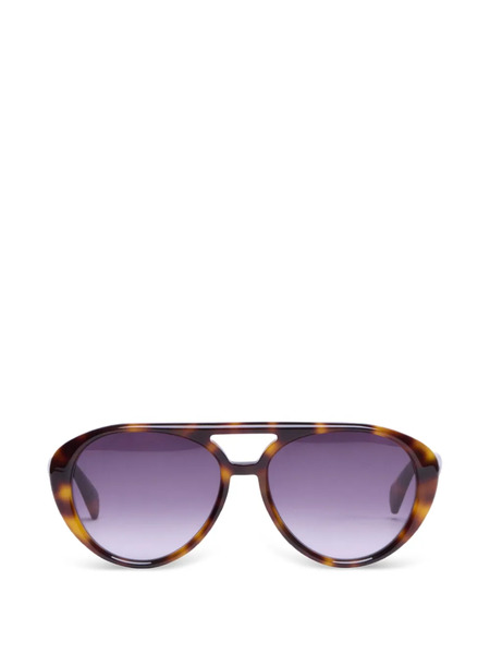  Viktor & Rolf Pilot-frame Sunglasses - Brown 