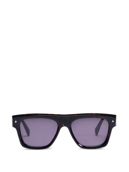  Viktor & Rolf Rectangular-frame Sunglasses - Brown 