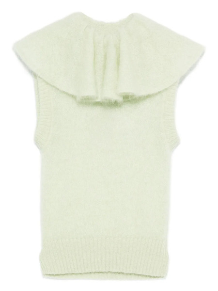  Viktor & Rolf Ruffled Volant Vest - Green 