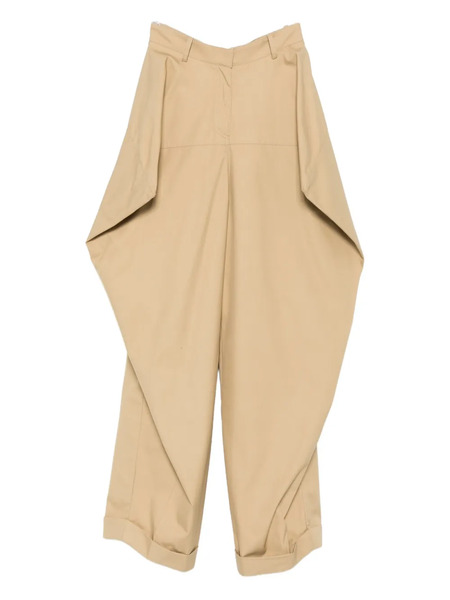  Viktor & Rolf Triangle-shaped Organic-cotton Trousers - Neutrals 