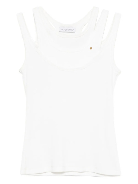  Viktor & Rolf Triple Strap Top - 11000 White 