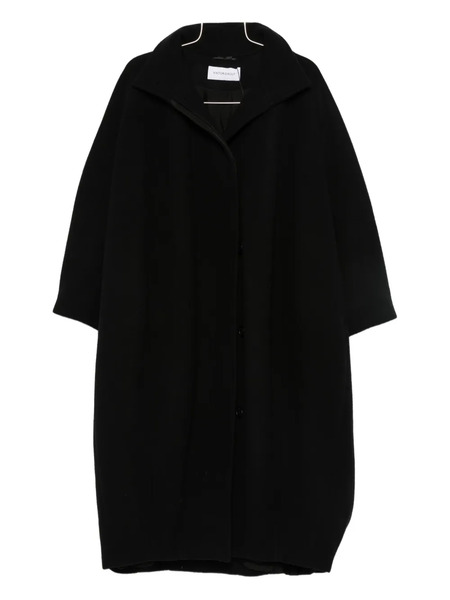  Viktor & Rolf Wool Oversize Coat - Black 