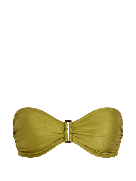 Vilebrequin Back-clasp Ring Bikini Top - Green 