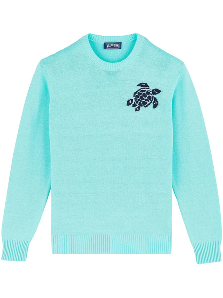  Vilebrequin Embroidered-logo Sweater - Blue 