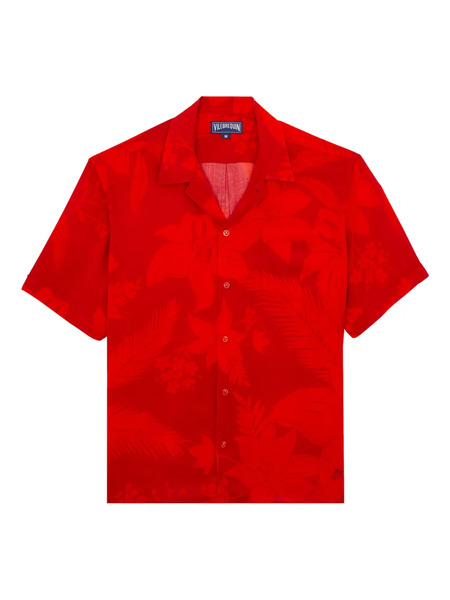  Vilebrequin Flower Power Shirt - Red 