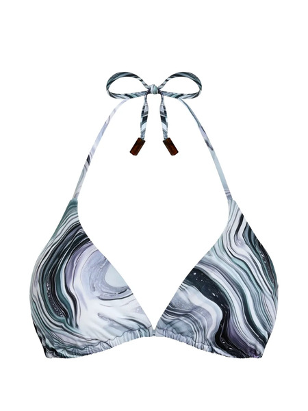  Vilebrequin Marble Triangle-cup Bikini Top - White 