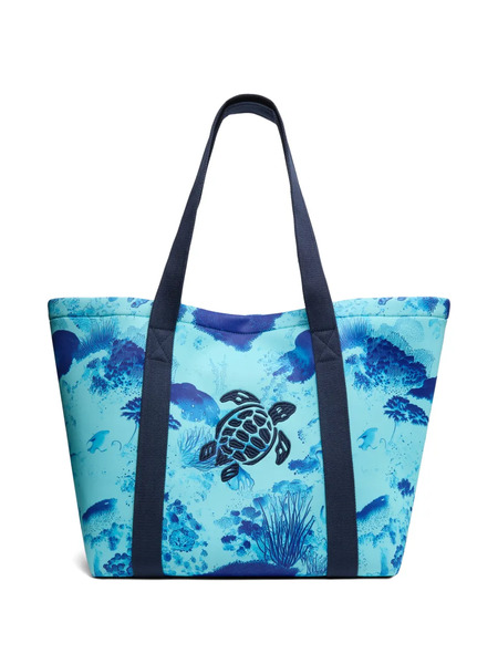  Vilebrequin Printed Beach Bag - Blue 