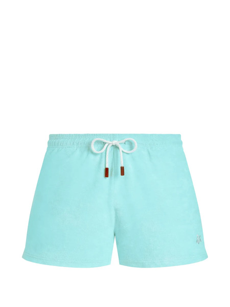  Vilebrequin Terry Elasticated Shorts - Blue 
