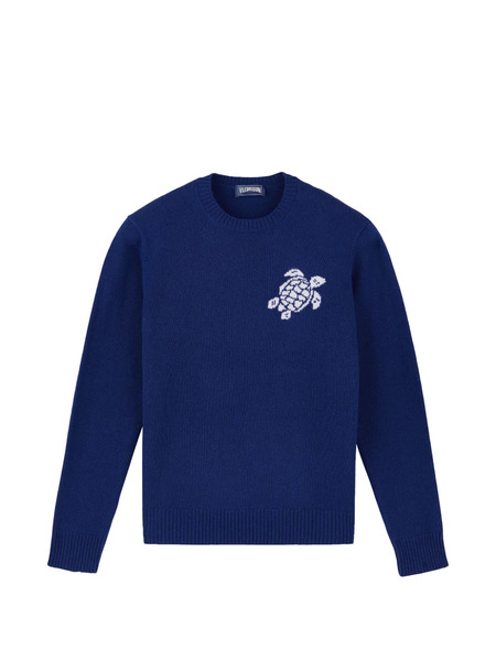  Vilebrequin Turtle Jacquard Sweater - Blue 
