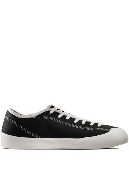  Village Pm 1.30pm Topstitched Sneakers - Black 
