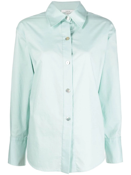  Vince Button-down Fitted Shirt - Blue 