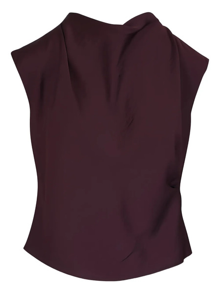  Vince Cowl-neck Top - Red 