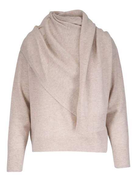  Vince Draped Sweater - Neutrals 
