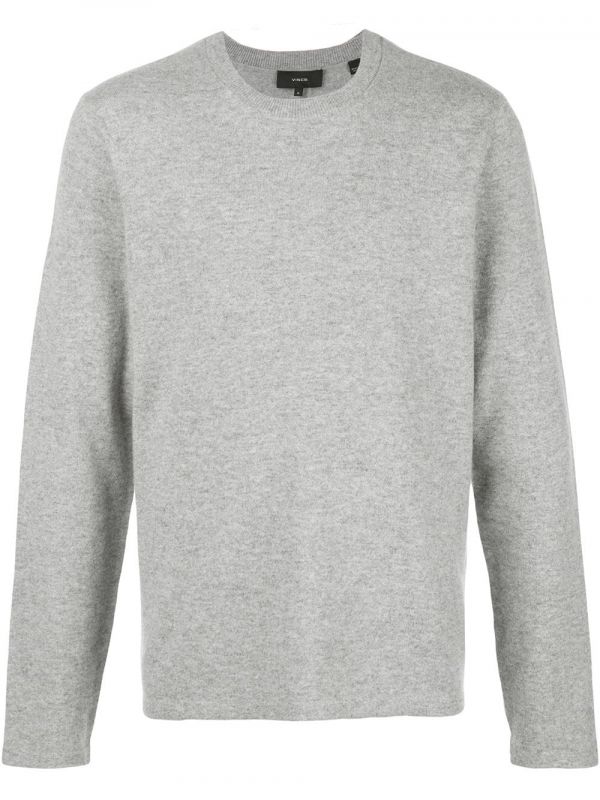  Vince Long-sleeve Fitted Sweater - Grey 