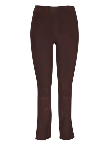  Vince Suede Split-hem Trousers - Brown 
