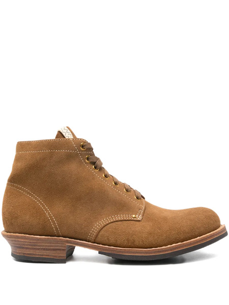  Visvim Brigadier Lace-up Suede Boots - Brown 