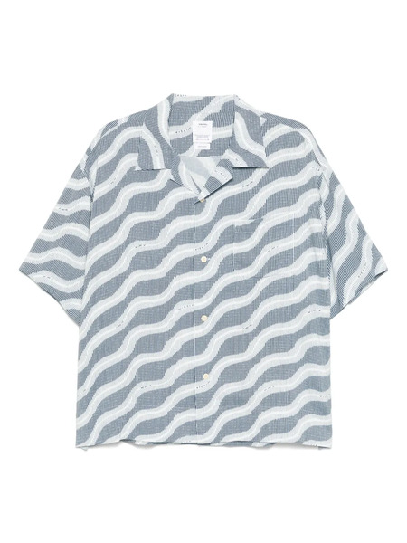  Visvim Copa Silk Shirt - Blue 