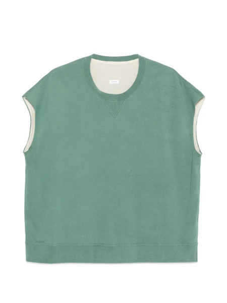  Visvim Crew-neck Sleeveless Sweatshirt - Green 