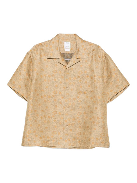  Visvim Crosby Floral-jacquard Shirt - Neutrals 