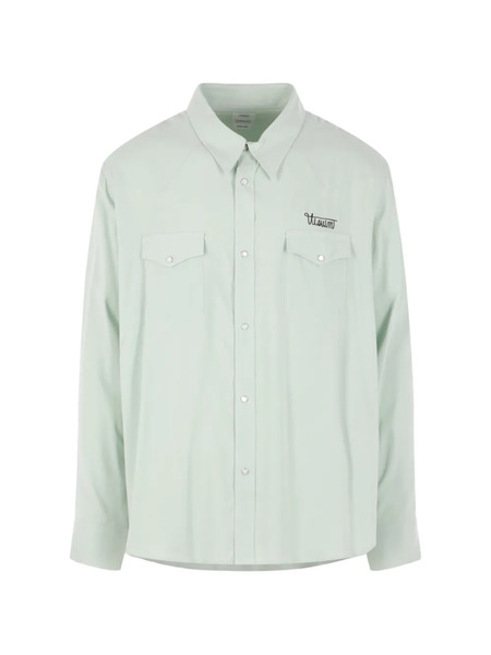  Visvim Embroidered Shirt - Green 