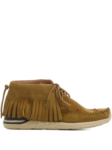  Visvim Fringed-detail Desert Boots - Brown 