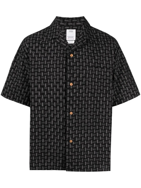  Visvim Graphic-print Short-sleeve Shirt - Black 