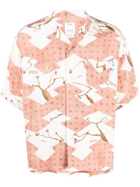  Visvim Graphic-print Short-sleeve Shirt - White 