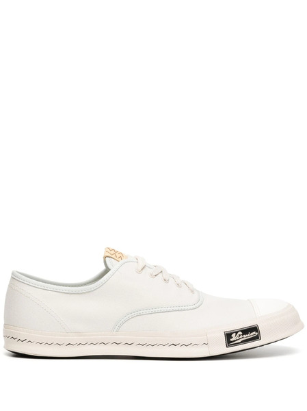  Visvim Low-top Cotton Sneakers - White 