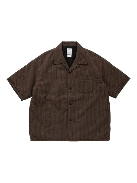  Visvim Pinstripe Short-sleeve Shirt - Brown 