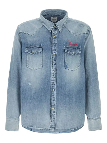  Visvim Pocket Denim Shirt - Blue 