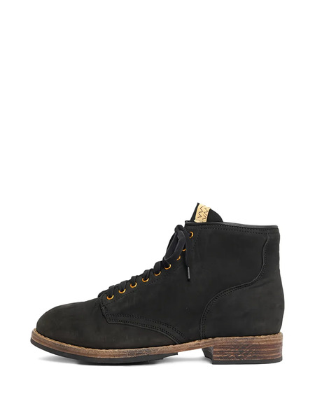  Visvim Round-toe Lace-up Boots - Black 