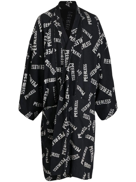  Visvim Slogan-print Wide-sleeve Jacket - Grey 