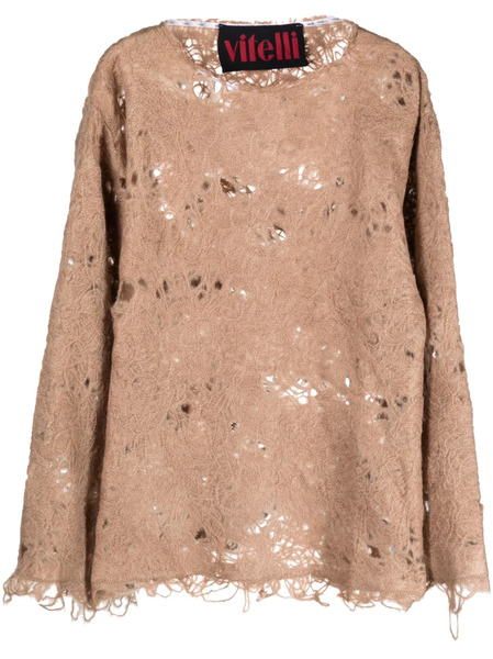  Vitelli Distressed-effect Doomboh® Jumper - Neutrals 