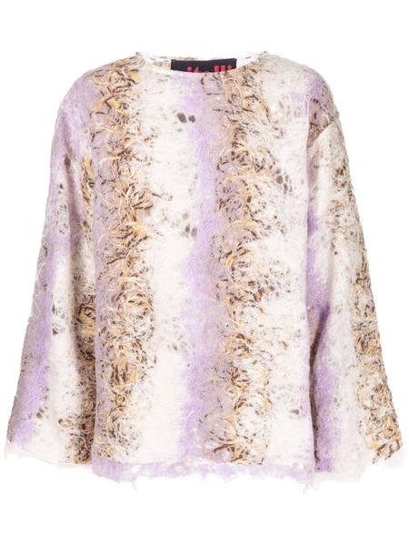  Vitelli Gradient-effect Knitted Jumper - Purple 