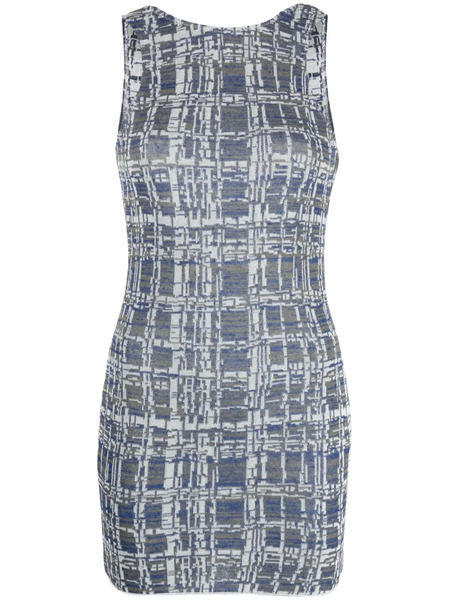  Vitelli Sleeveless Knitted Minidress - Blue 