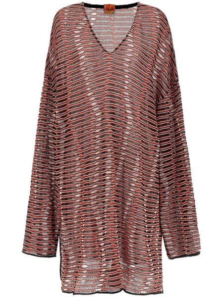  Vitelli Wave Jacquard Sweater - Brown 