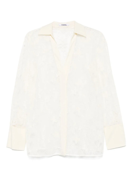  Vivetta Lace Shirt - Neutrals 