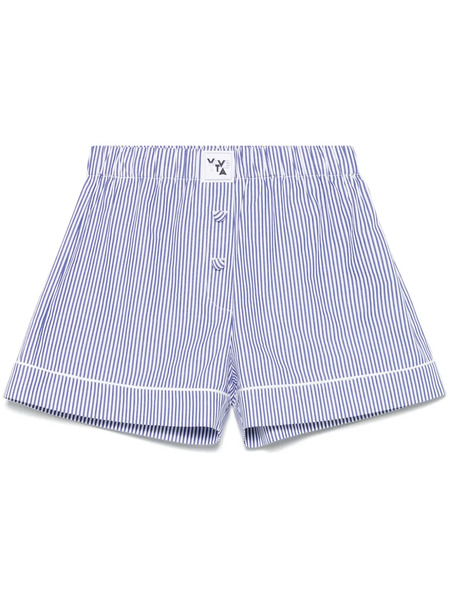 Vivetta Striped Shorts - Blue 