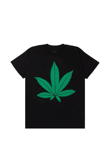  Vlone Leaf-print T-shirt - Black 