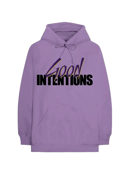  Vlone X Nav Doves Drawstring Hoodie - Purple 