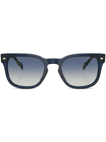  Vogue Eyewear Tortoiseshell-effect Square-frame Sunglasses - Blue 