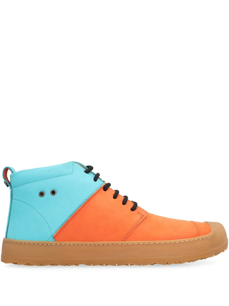  Volta Leather Sneakers - Orange 