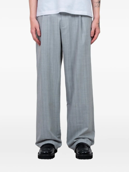  Vous Décidez Clip Striped Trousers - Grey 