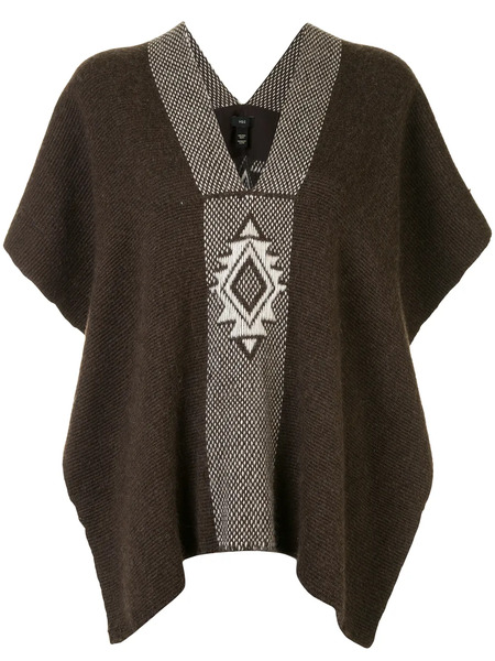  Voz Manta Estrella Knitted Top - Brown 
