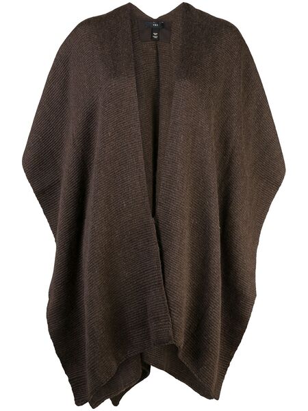 Voz Short Knitted Duster - Brown 