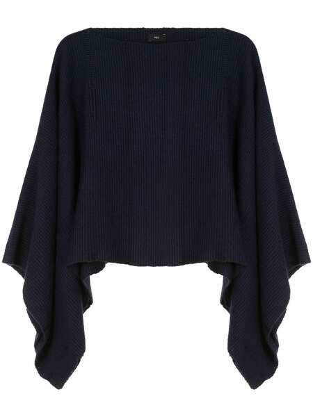  Voz Solid Cropped Jumper - Blue 