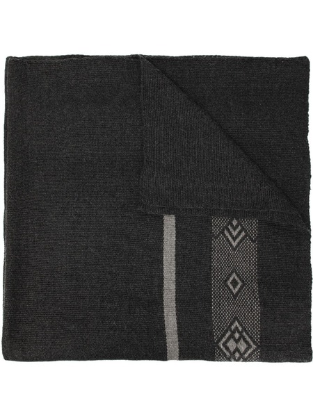  Voz Wide Diagonal Blanket Scarf - Grey 