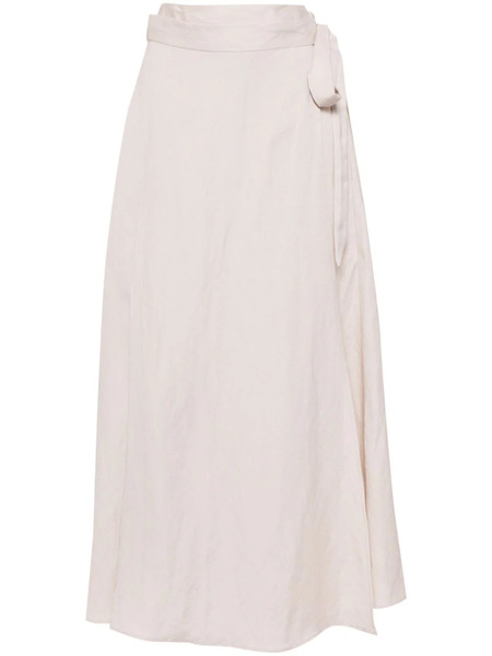  Voz Wrap Around Maxi Skirt - Neutrals 