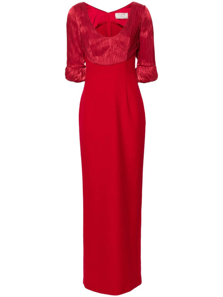  V:pm Atelier Flora Scoop-neck Gown - Red 